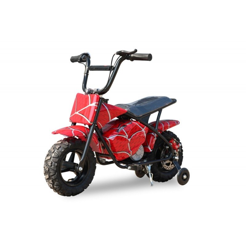 Minimoto eléctrica Infantil 250W 
 rojo spiderman