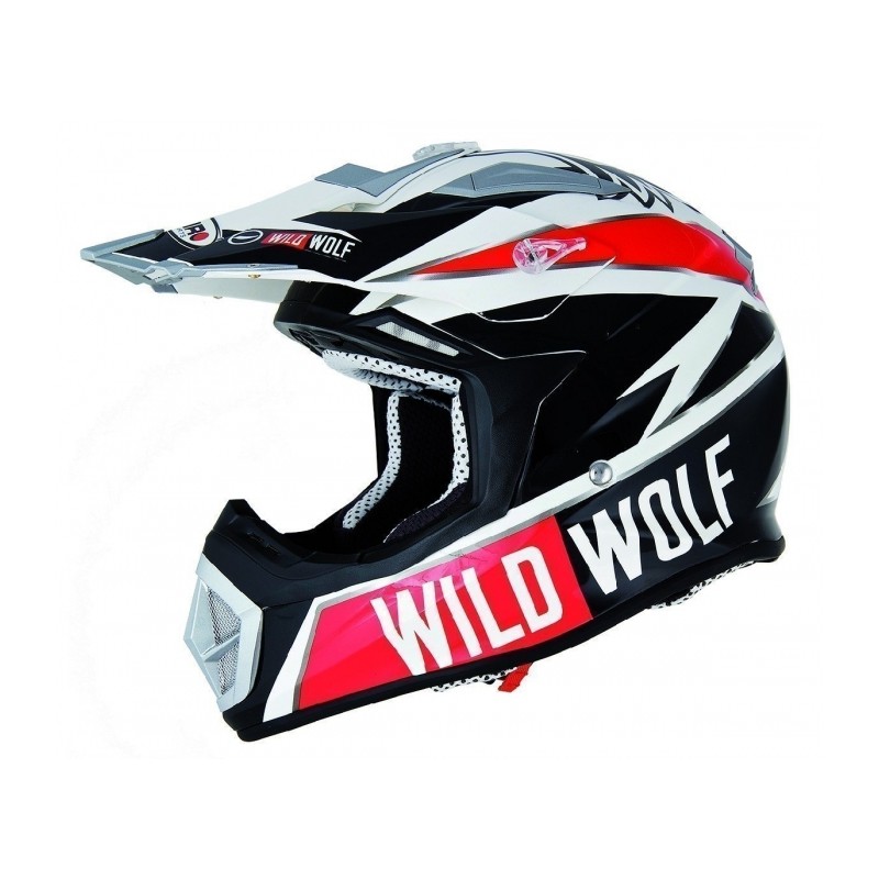 Casco Cross en Carbono Wild Wolf