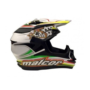 Casco de Cross Shiro Malcor Sahara