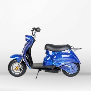 Vespa eléctrica para niños con luz frontal. Varios colores.