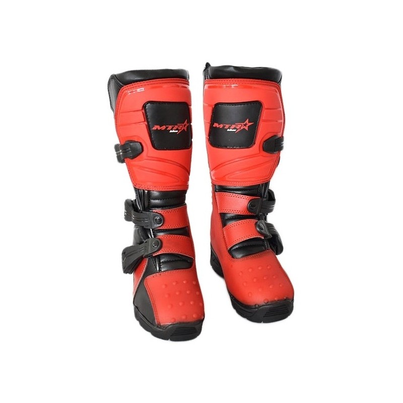 BOTAS DE CROSS INFANTILES ROJAS