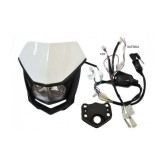 Careta con faro de luz para pitbike