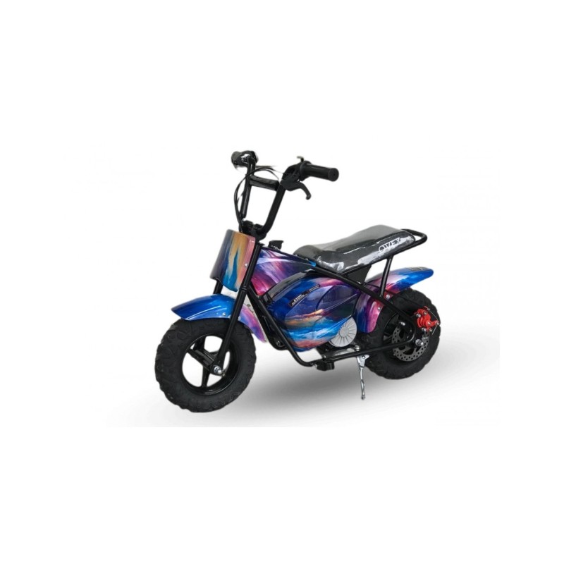 Minimoto eléctrica Infantil 250W azul metalico