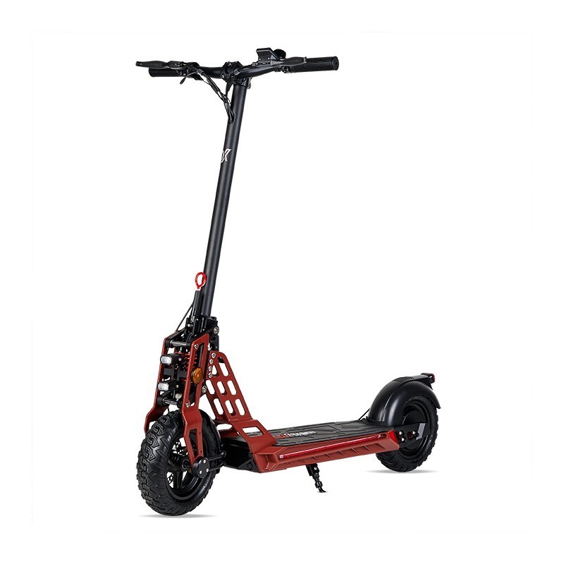 Patinete eléctrico 800W Bison Sport rojo