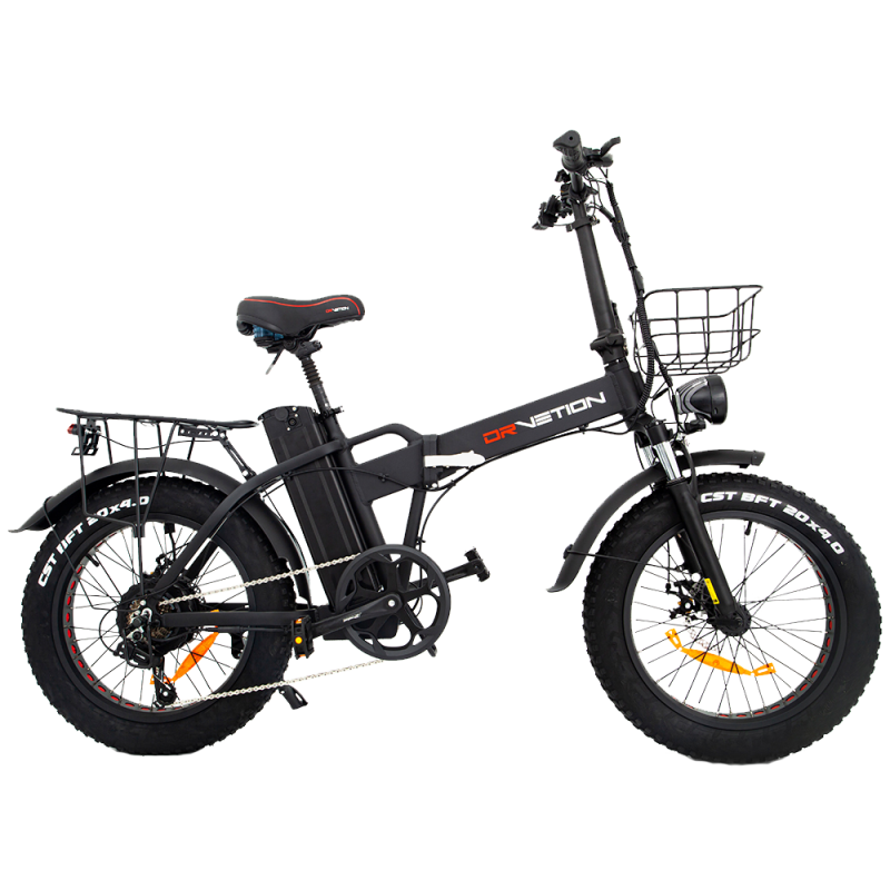 Bicicleta eléctrica Matte Black DrVetion At20 Electric Fat Bike