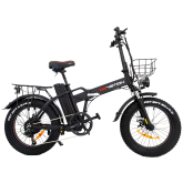 Bicicleta eléctrica Matte Black DrVetion At20 Electric Fat Bike