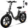 Bicicleta eléctrica plegable Koolux BK6S 250W 48V