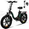 Bicicleta eléctrica plegable Koolux BK6S 250W 48V