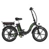 Bicicleta eléctrica plegable BK6S PRO 750W 2 BATERÍAS