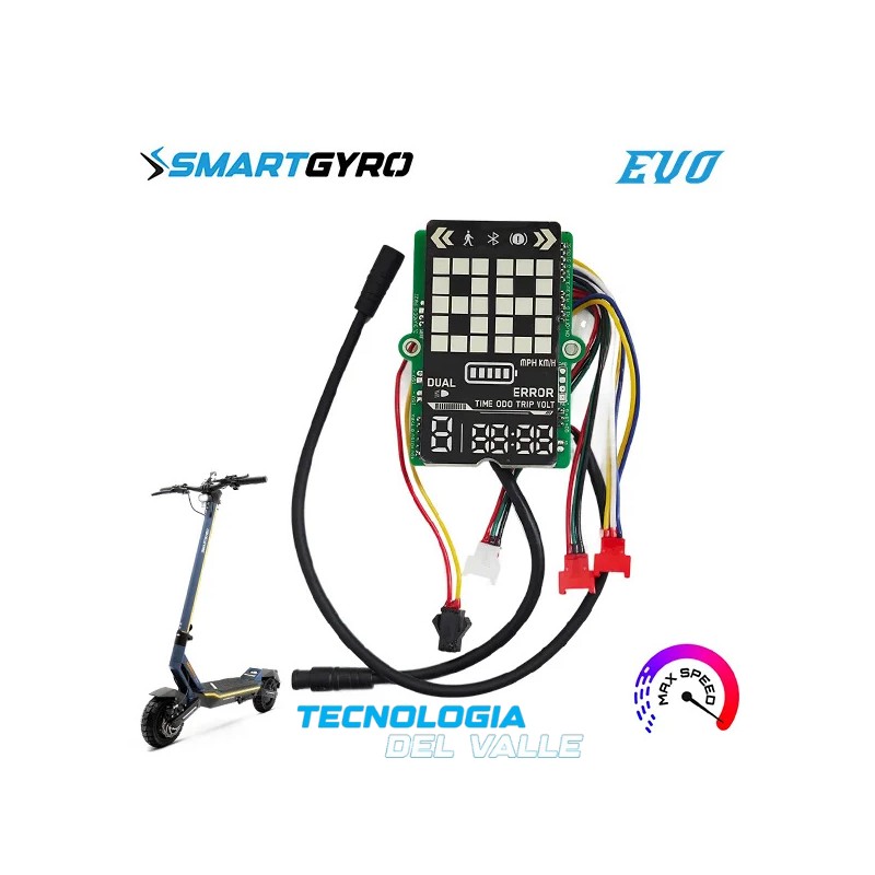 Display deslimitado smartGyro Raptor Evo - TECNOLOGIADELVALLE.COM