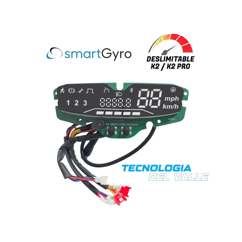 Display deslimitable para Smartgyro K2 sin carcasa (4 pines)