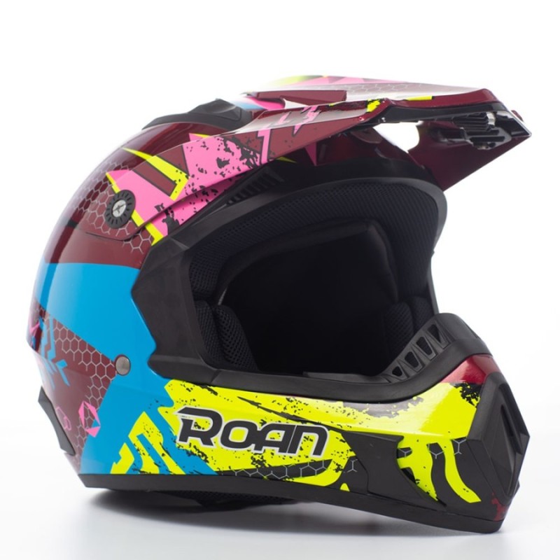 Casco motocross ROAN MX530 de adulto TECNOLOGIA DEL VALLE