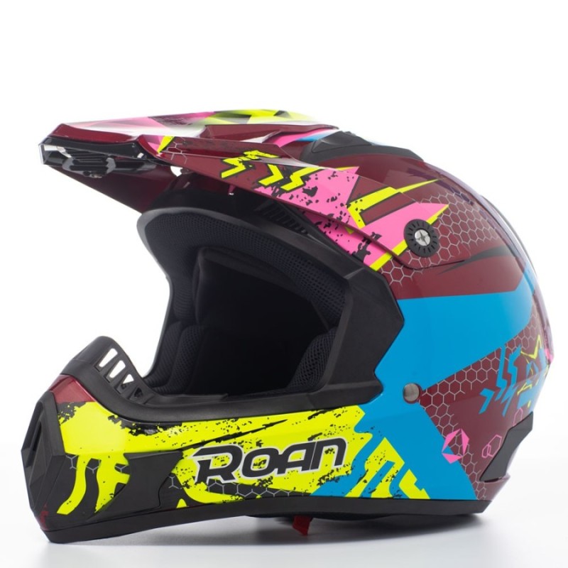 Casco motocross ROAN MX530 de adulto TECNOLOGIA DEL VALLE