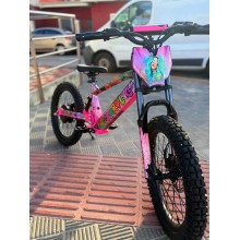 Vinilo Bicicleta electrica Ovex 20" Karol G (Mañana será bonito)