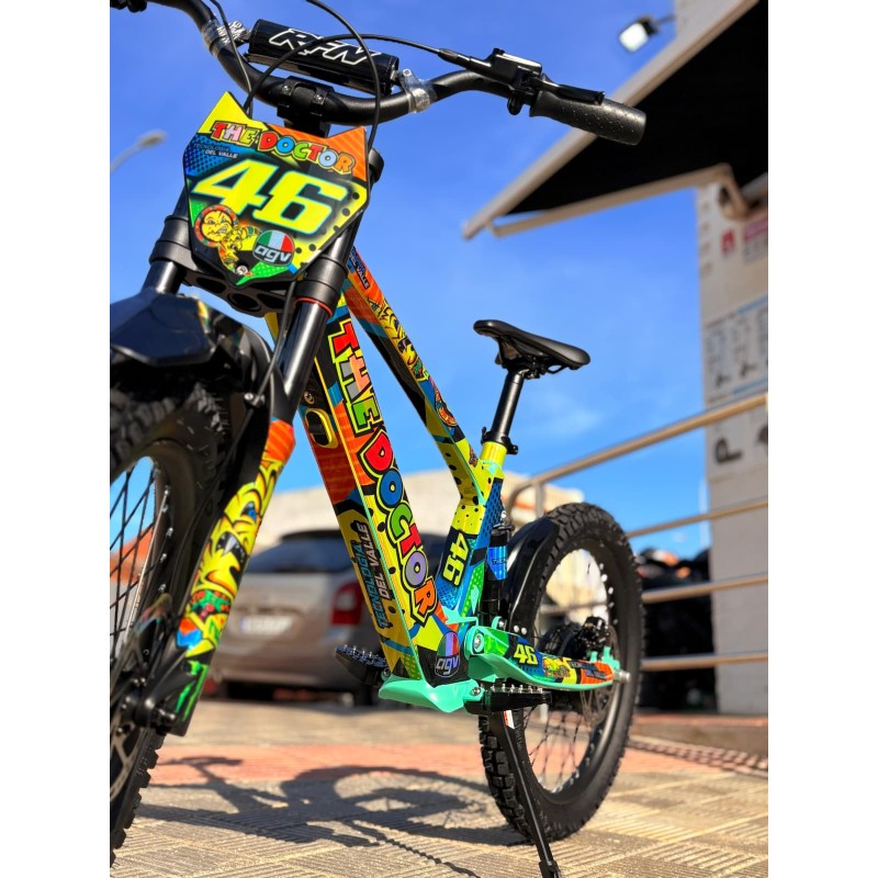 VINILO HOLOGRÁFICO BICICLETA ELECTRICA RFN VALENTINO ROSSI