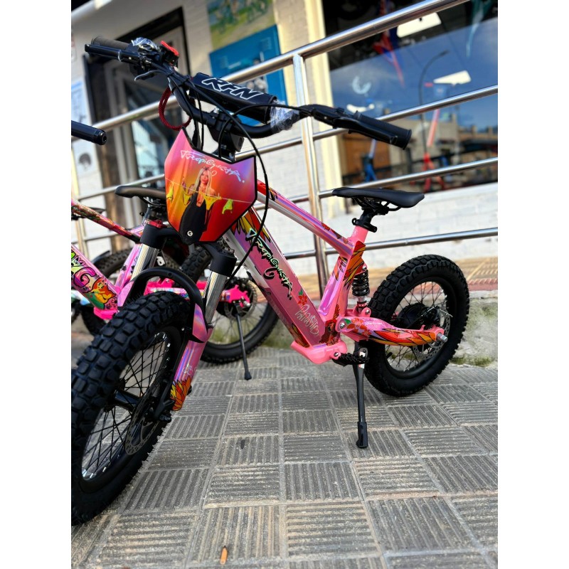 VINILO HOLOGRÁFICO BICICLETA ELECTRICA RFN KAROL G "TROPICOQUETA"