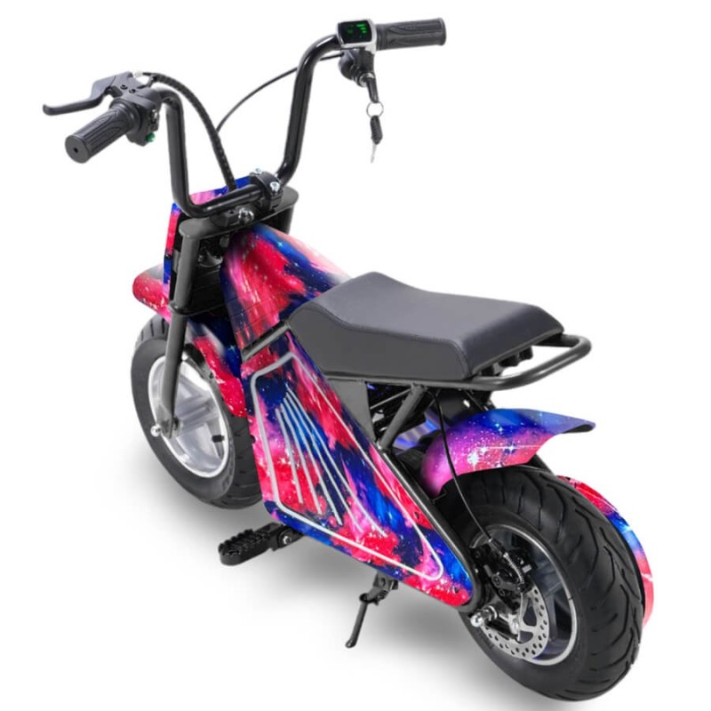 Minimoto Eléctrica OVEX 300W 36V Litio Galaxy Pink