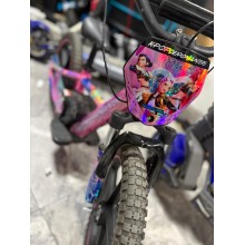 VINILO HOLOGRÁFICO BICICLETA ELECTRICA RFN K-POP ROSA TECNOLOGIA DEL VALLE