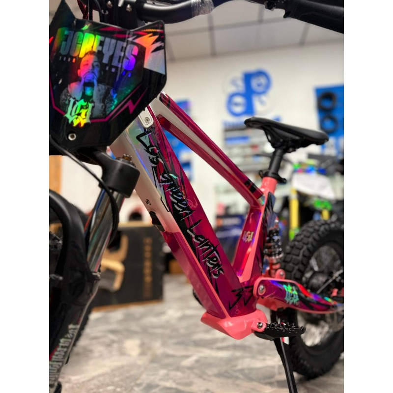 VINILO HOLOGRÁFICO BICICLETA ELECTRICA RFN JC REYES ROSA