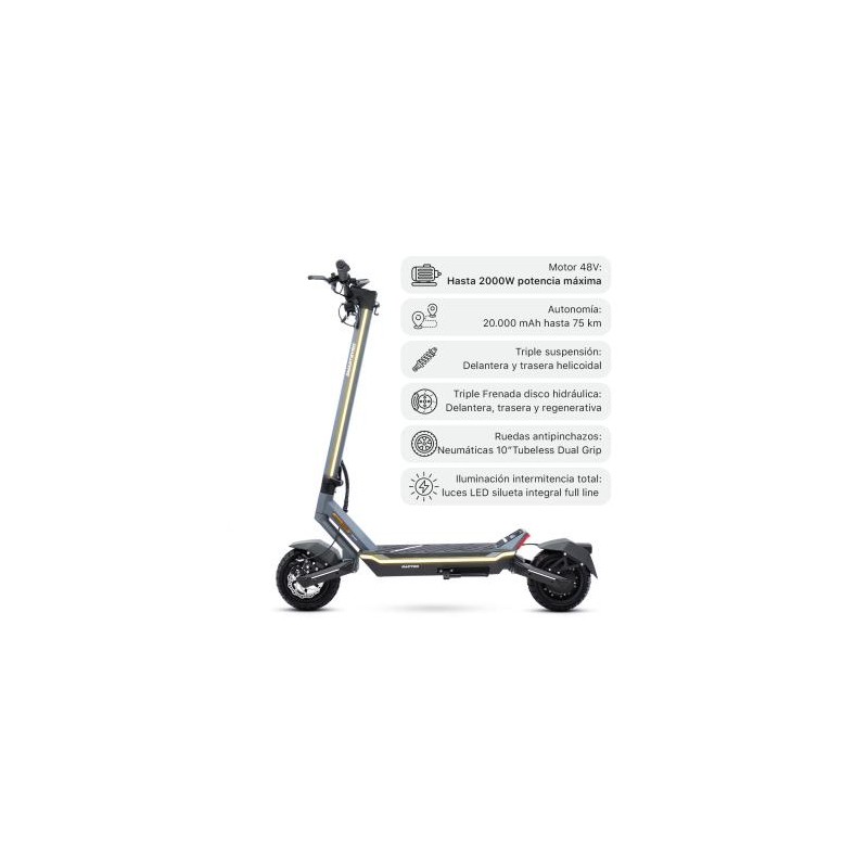 Patinete eléctrico smartGyro Raptor Evo LR